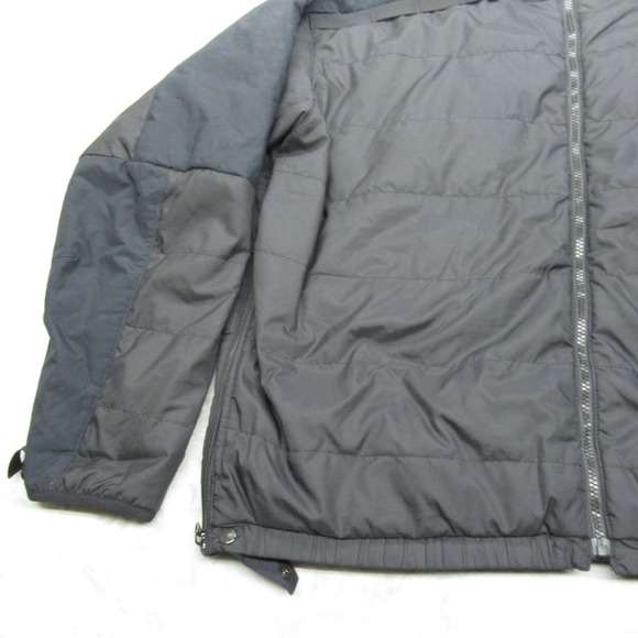 North Face Jacket Mens XL Black Puffer Interchange Side Zips Hybrid Insulated - Picture 3 of 11